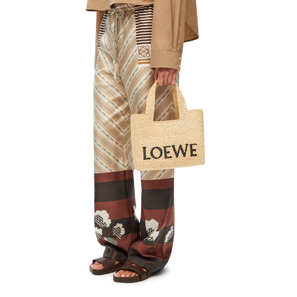 Loewe 經典小牛皮小號 Puzzle 腰包（棕褐）