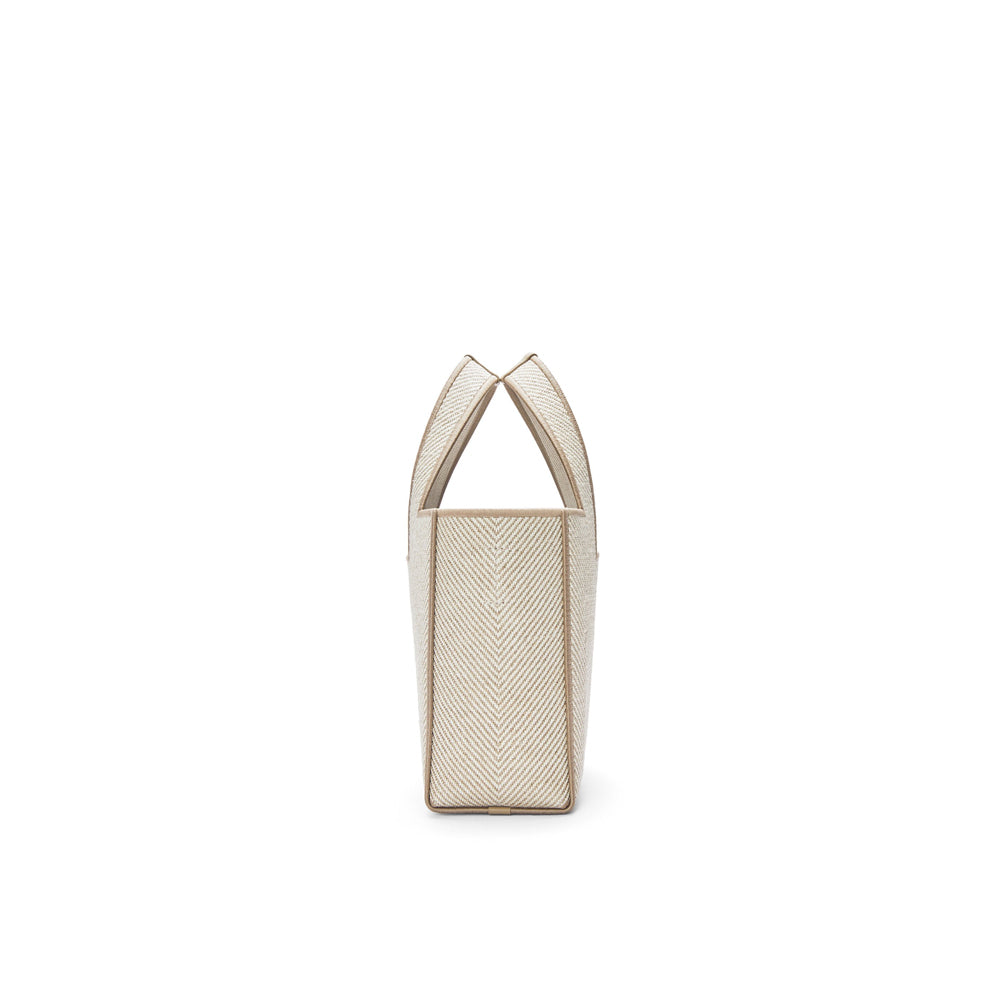 Loewe 經典小牛皮小號 Puzzle 腰包（棕褐）