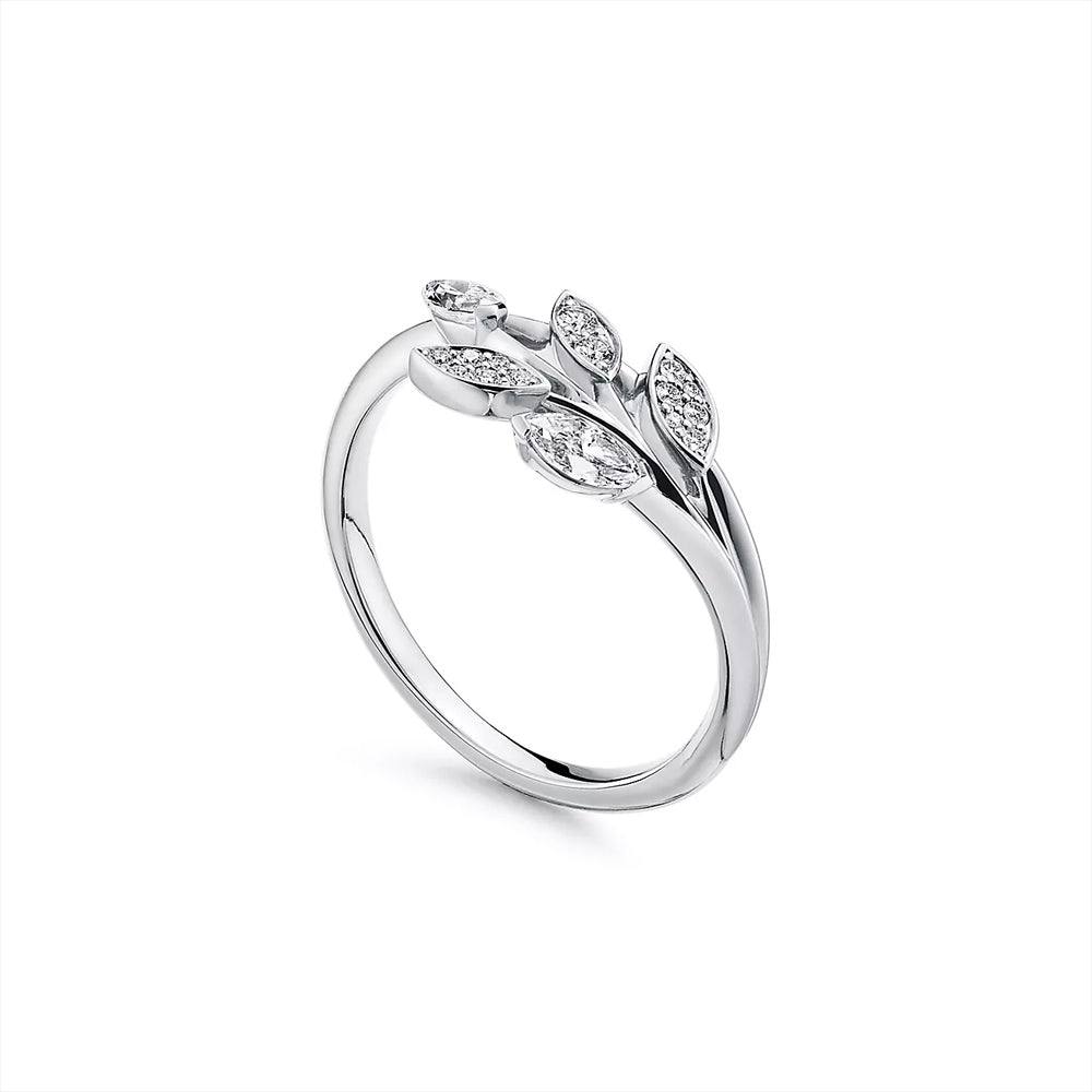 Tiffany & Co. 鉑金 Tiffany Victoria® Diamond Vine 戒指