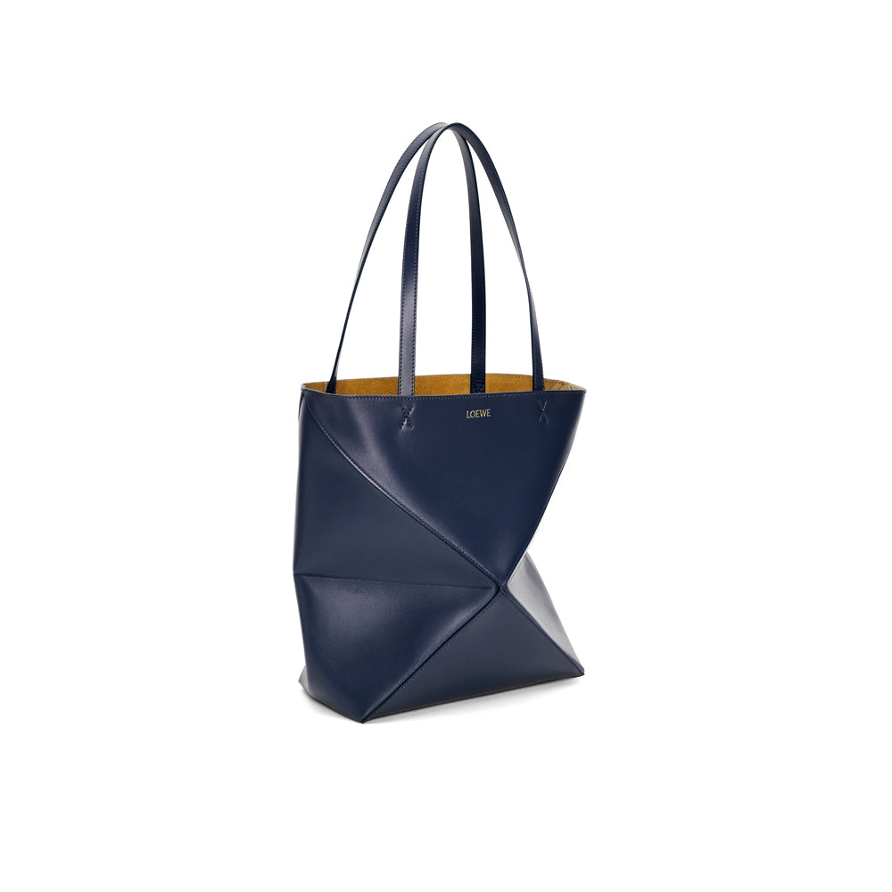 Loewe 經典小牛皮小號 Puzzle 腰包（棕褐）