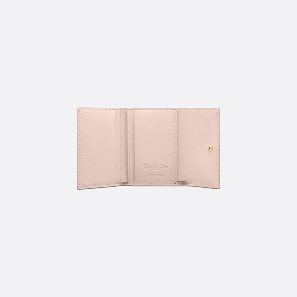 【DIOR】MY DIOR VERONIA WALLET My Dior Veronia Wallet Cloud Blue Cannage Lambskin | DIOR