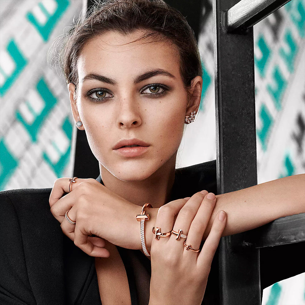 Tiffany & Co. Tiffany T T1 玫瑰金戒指，2.5 毫米