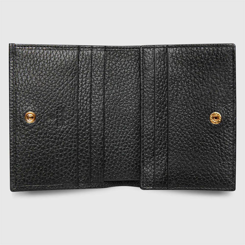 Hong Kong Stock - Gucci LEATHER CARD CASE WALLET (black leather)