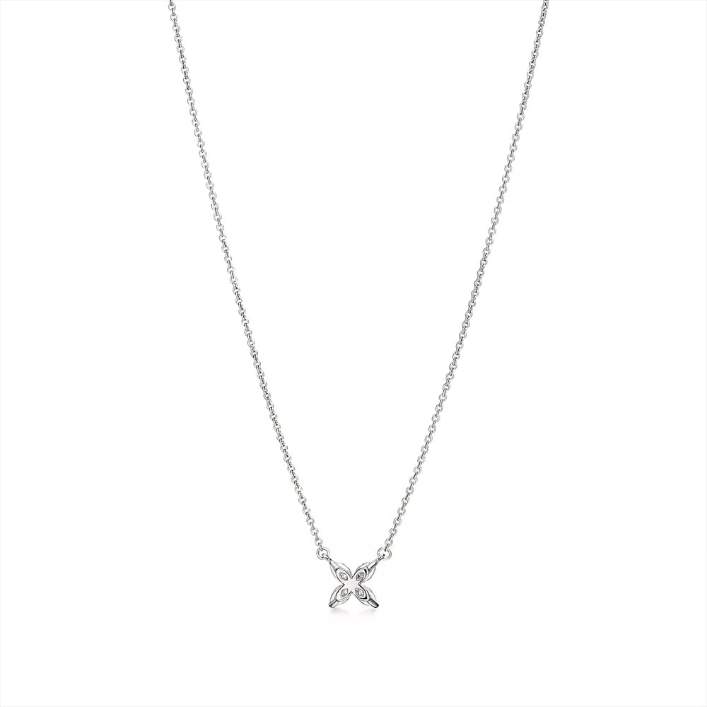 Tiffany & Co. Tiffany Victoria® 鉑金鑲欖尖形鑽石吊墜，小號