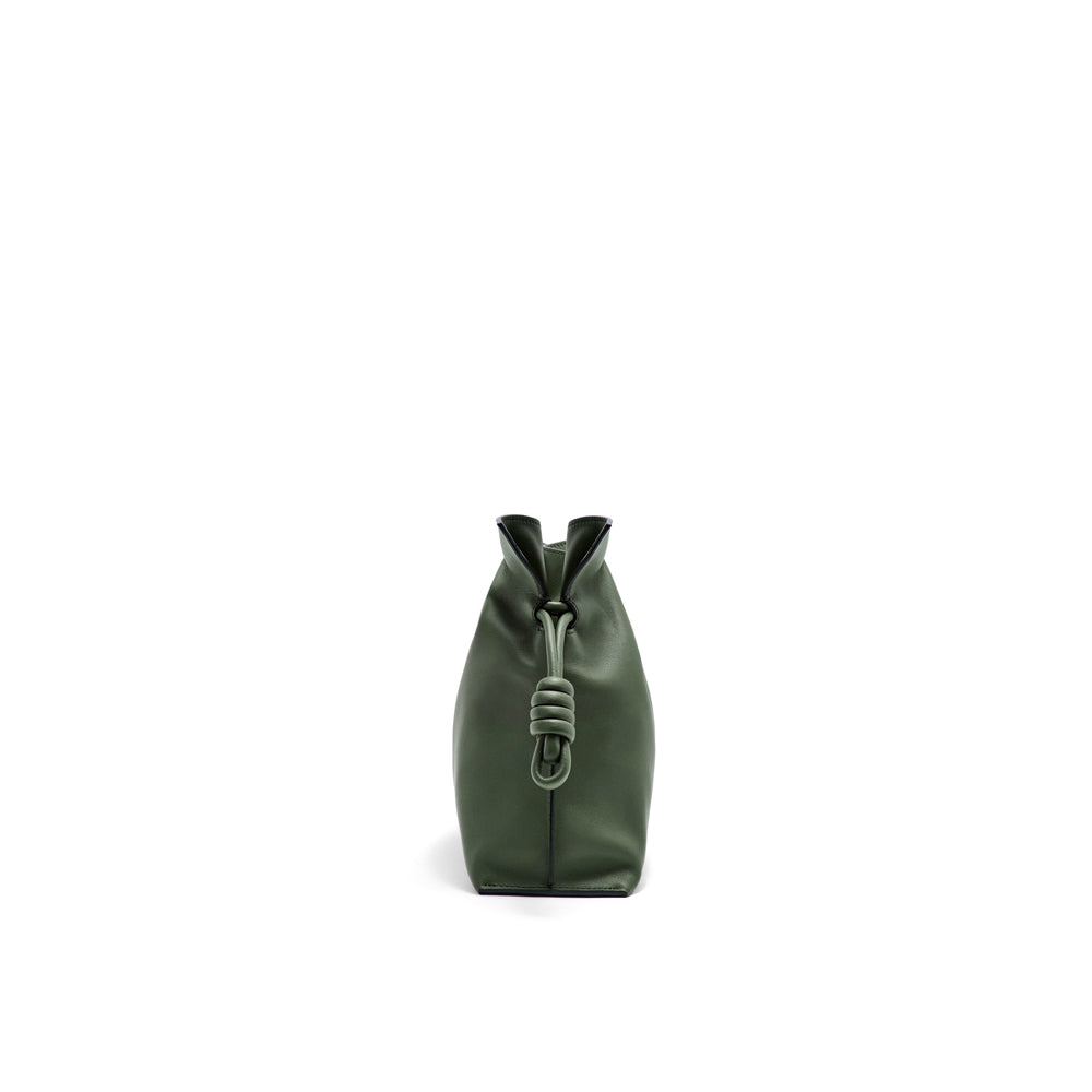 Hong Kong Stock - Loewe Flamenco clutch in nappa calfskin (Vintage Khaki)