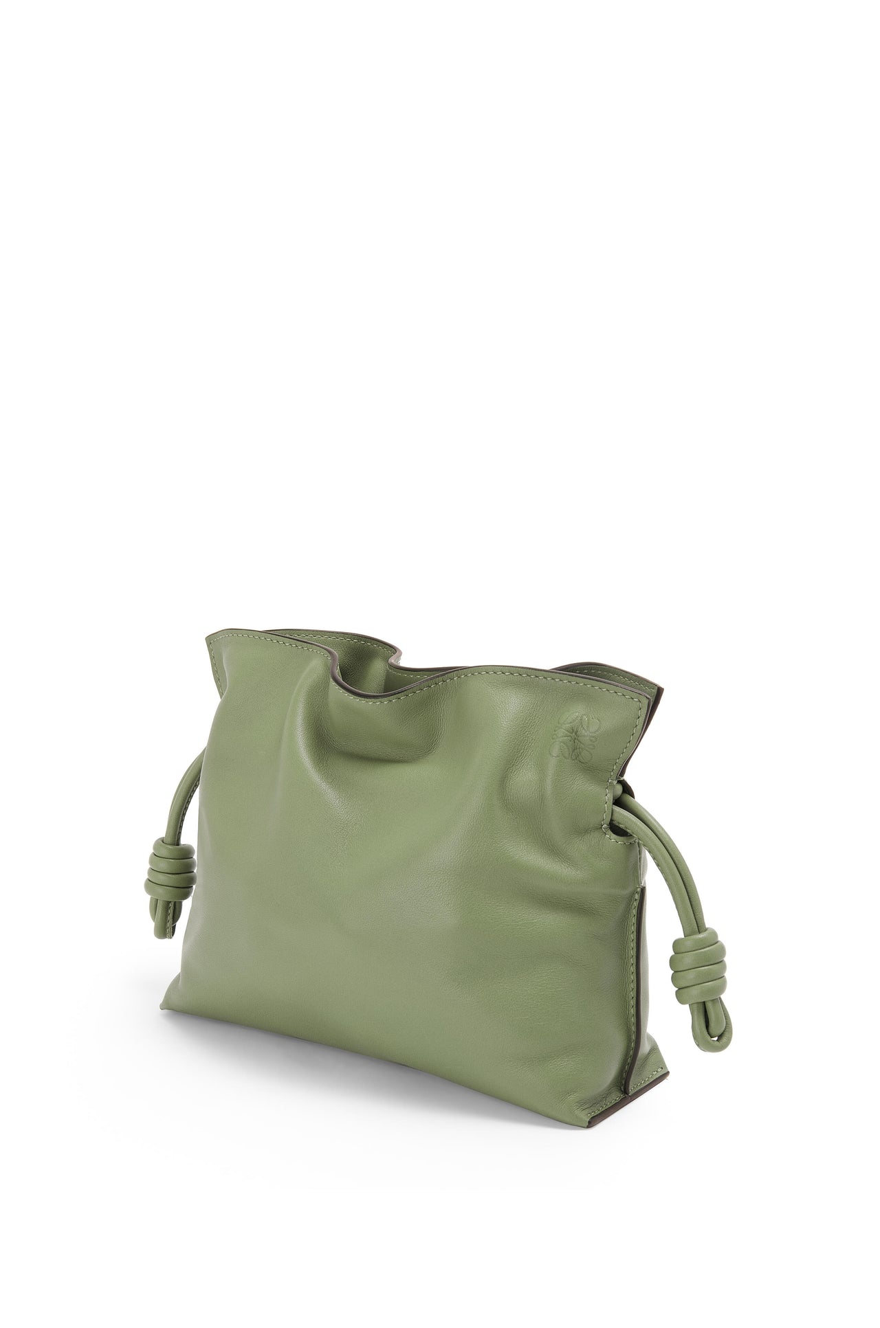 Loewe Mini Flamenco clutch in nappa calfskin (Rosemary)