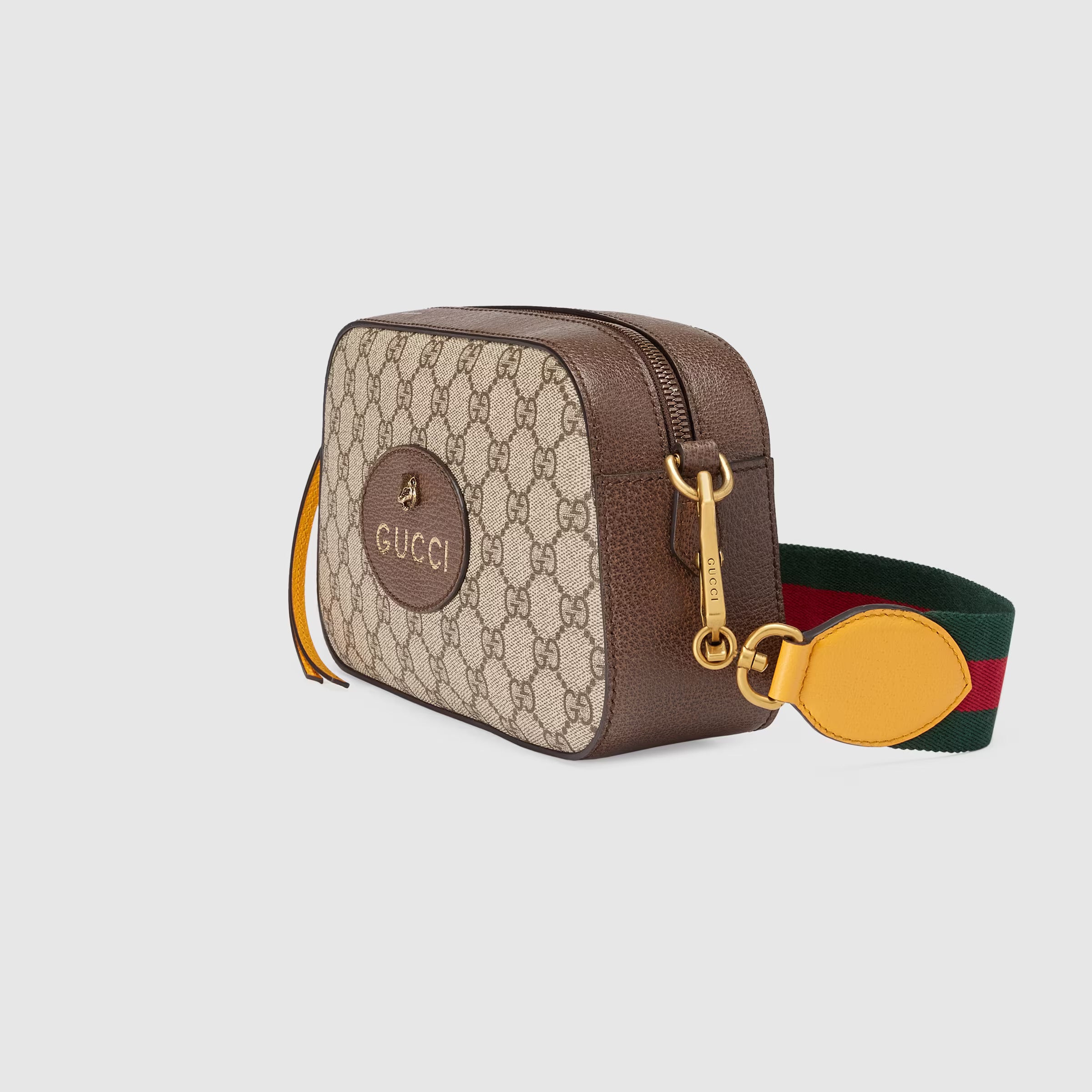 Gucci Neo Vintage GG Supreme Messenger Bag Beige Ebony