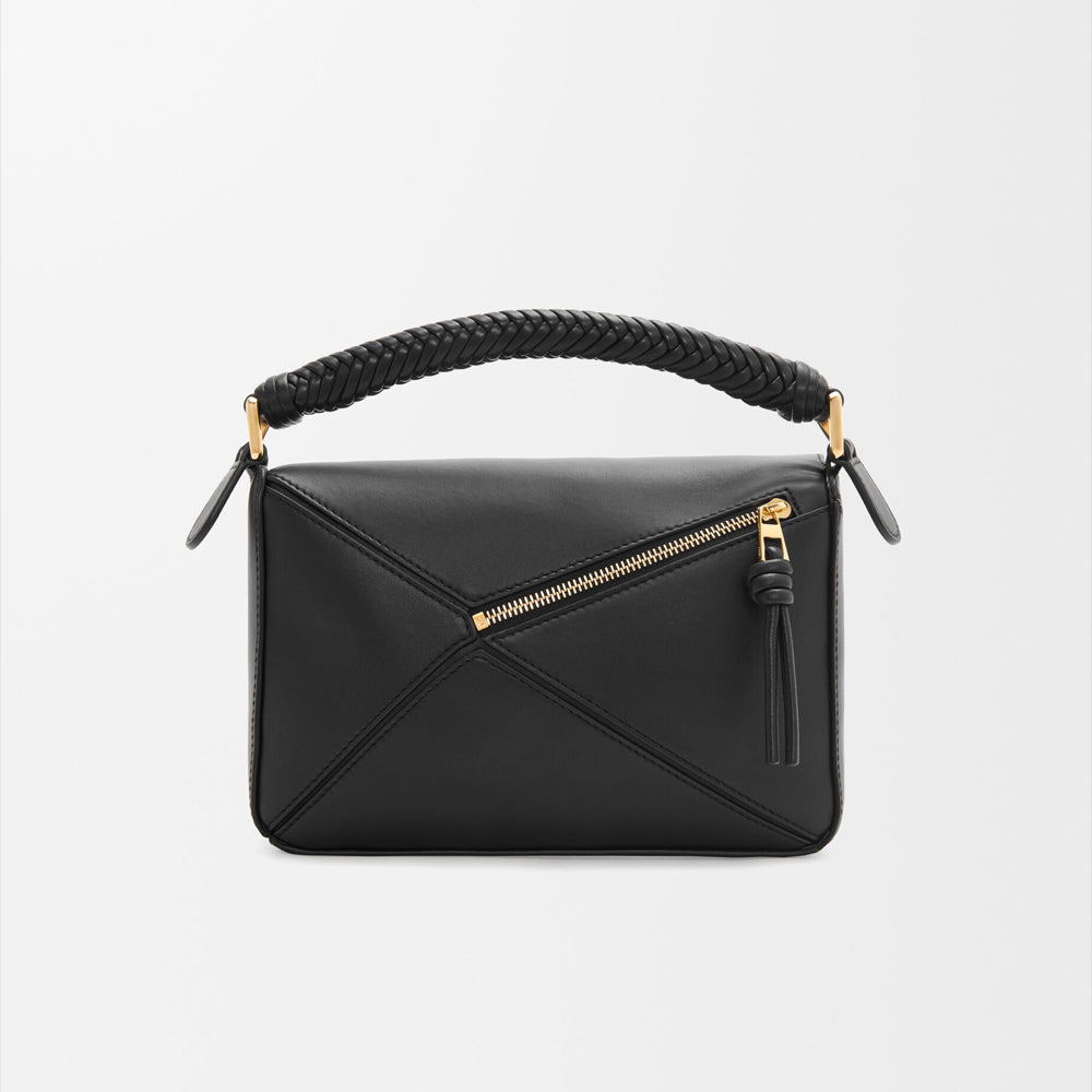 Loewe 經典小牛皮小號 Puzzle 腰包（棕褐）