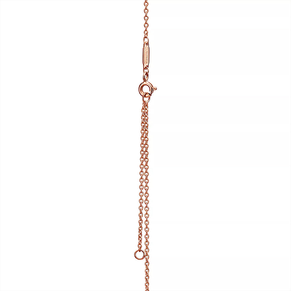 Tiffany & Co. 玫瑰金蒂芬妮結吊墜