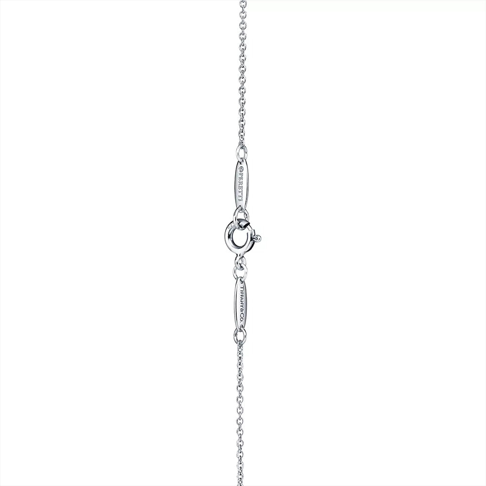 Tiffany & Co. Elsa Peretti® 純銀與 18k 玫瑰金 Open Heart 吊墜