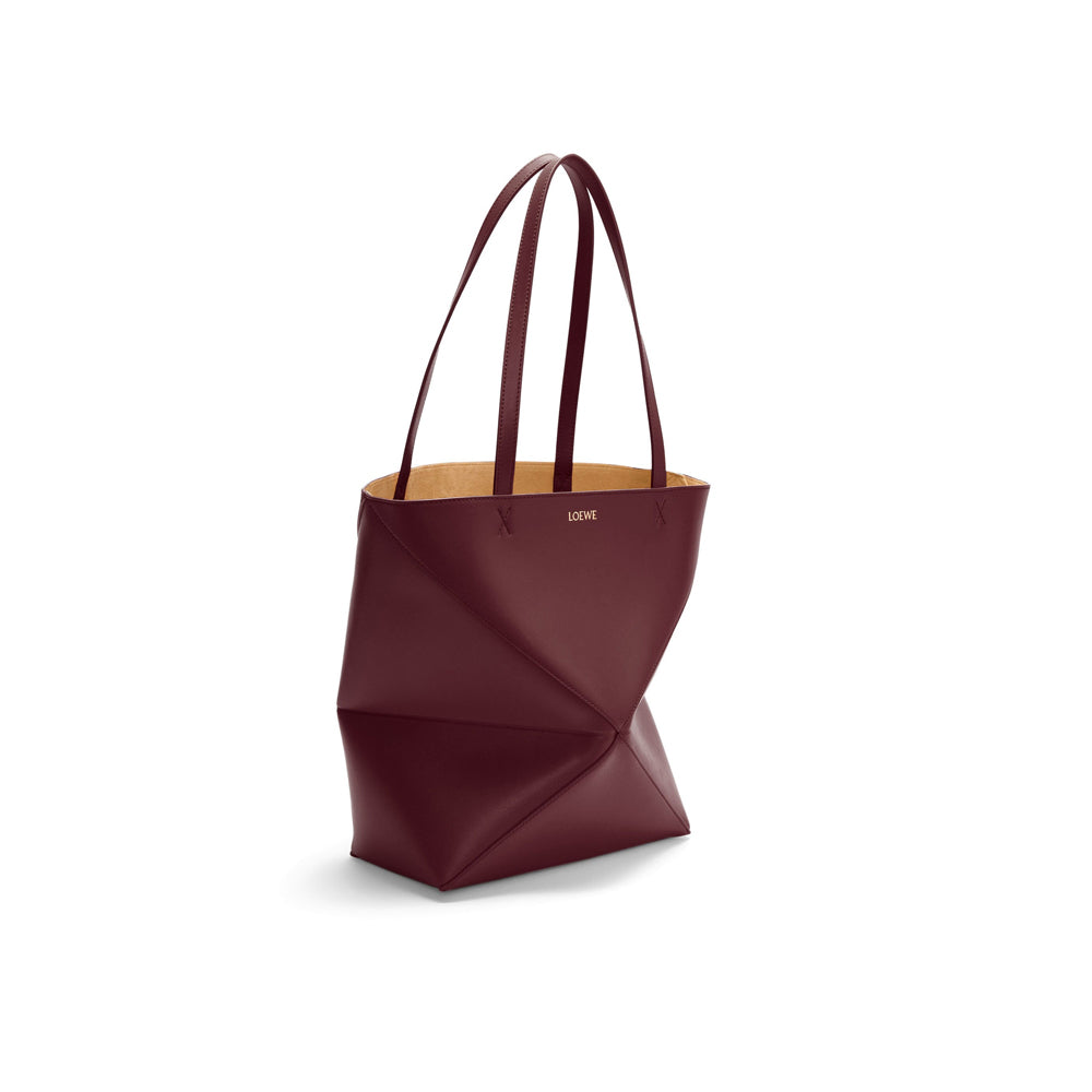 Loewe 經典小牛皮小號 Puzzle 腰包（棕褐）