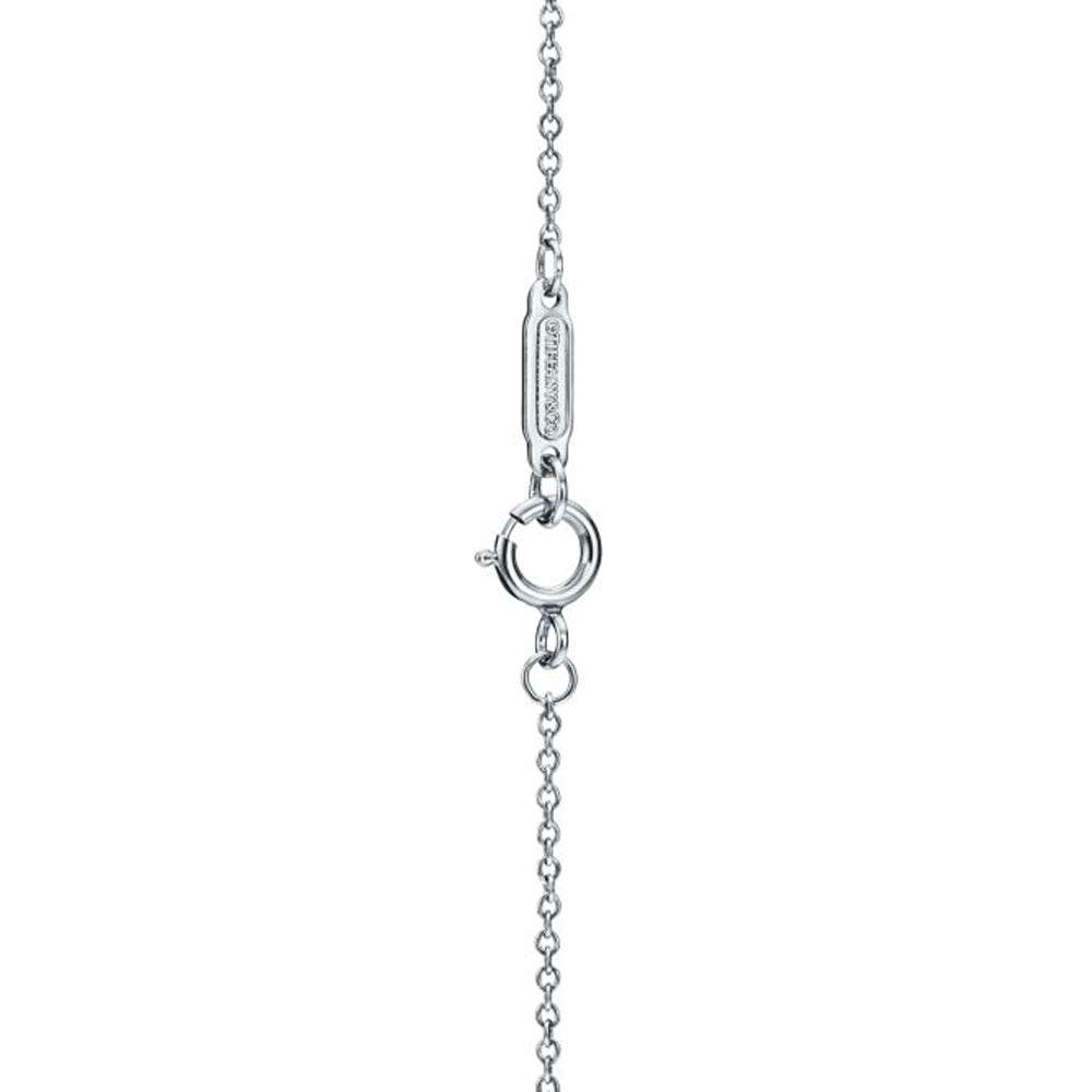 Tiffany & Co. 鉑金蒂芙尼單石鑽石吊墜