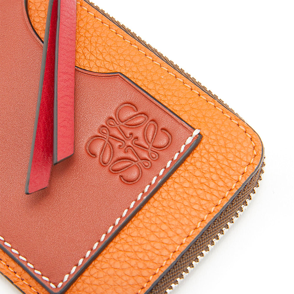 Hong Kong Stock - Loewe Coin cardholder in soft grained calfskin (Light Caramel/Pecan)