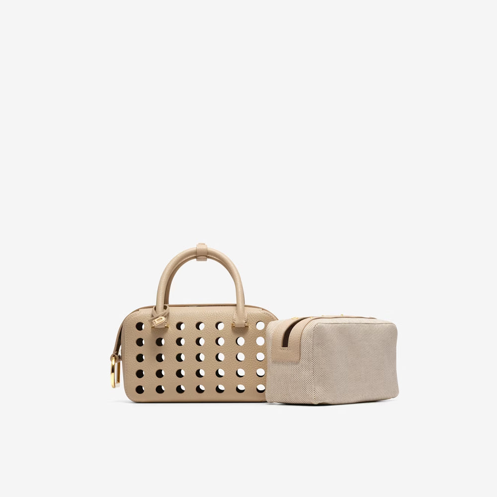 【大人気♪ミラノ直送】DELVAUX Cool Box Mini Airess Sirocco DELVAUX 王室御用達《Cool Box Mini Airess》シロッコ DHL 直営