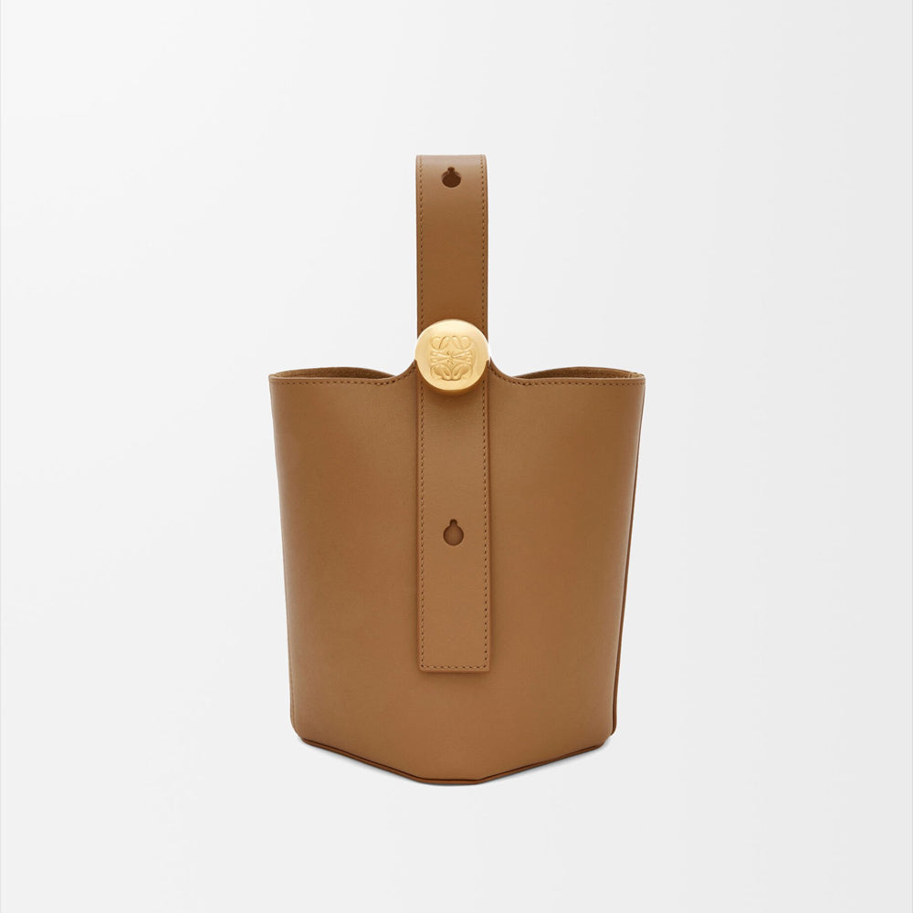 Loewe 經典小牛皮小號 Puzzle 腰包（棕褐）
