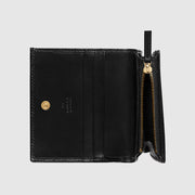Gucci Horsebit 1955 卡片錢包，採用高級皮革製作，簡約經典款式。