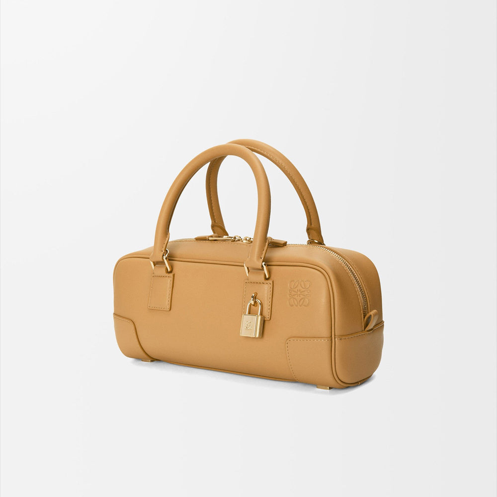 Loewe 經典小牛皮小號 Puzzle 腰包（棕褐）