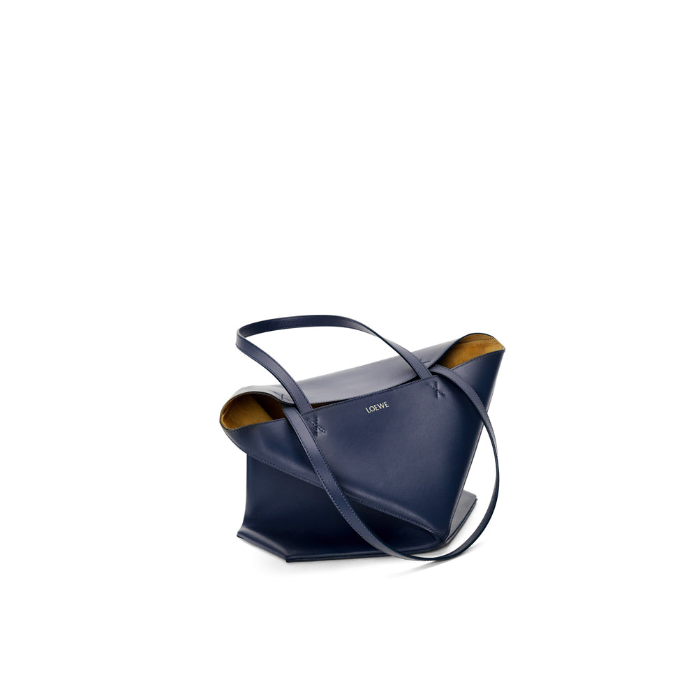 Loewe 經典小牛皮小號 Puzzle 腰包（棕褐）