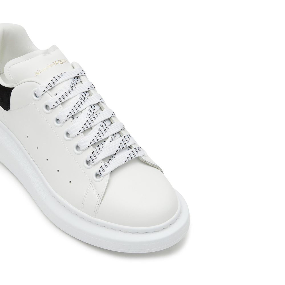 Hong Kong Stock - Alexander McQueen ‘LARRY’ SPECKLED LACE LEATHER OVERSIZED SNEAKERS (Size 39.5)