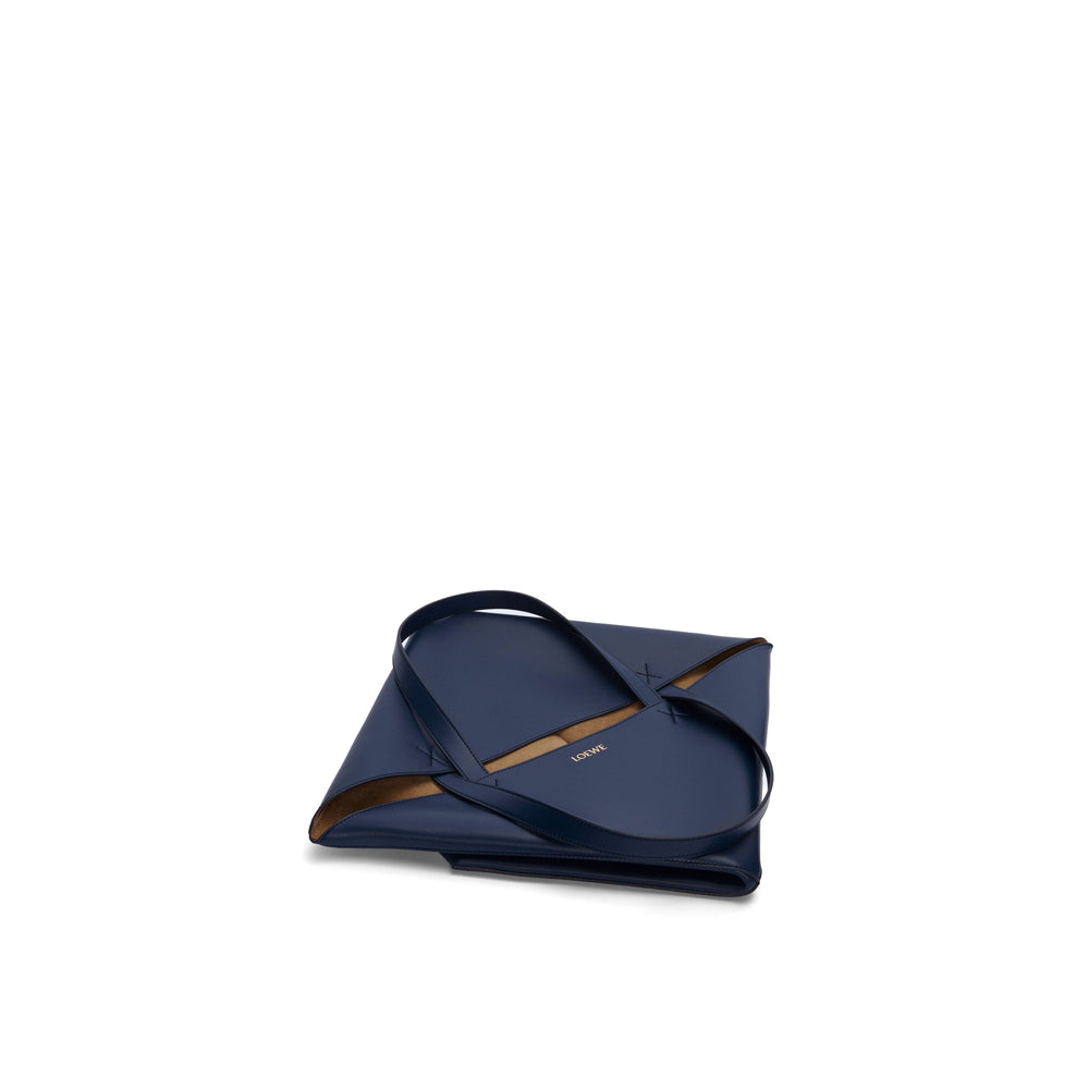 Loewe 經典小牛皮小號 Puzzle 腰包（棕褐）