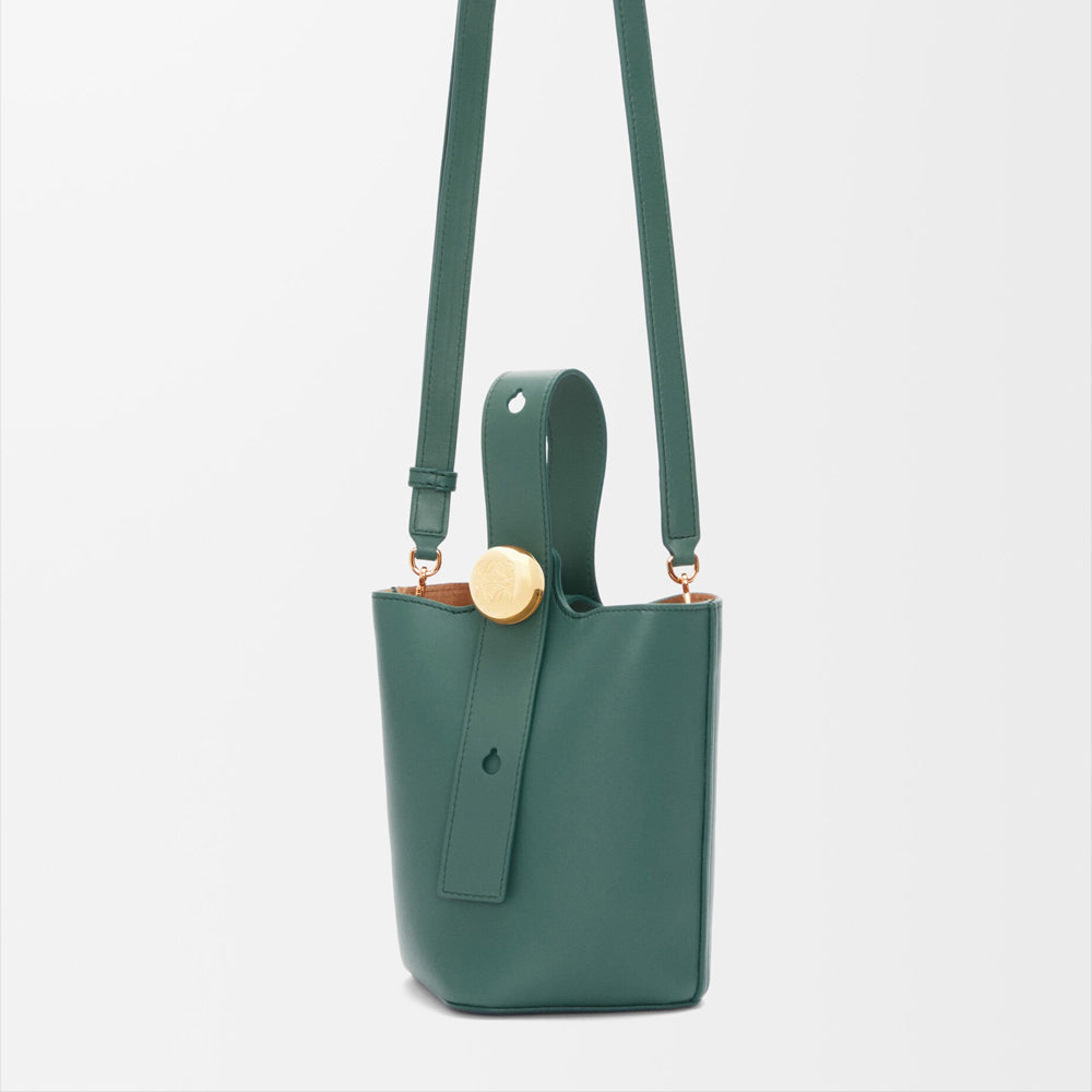 Loewe 經典小牛皮小號 Puzzle 腰包（棕褐）