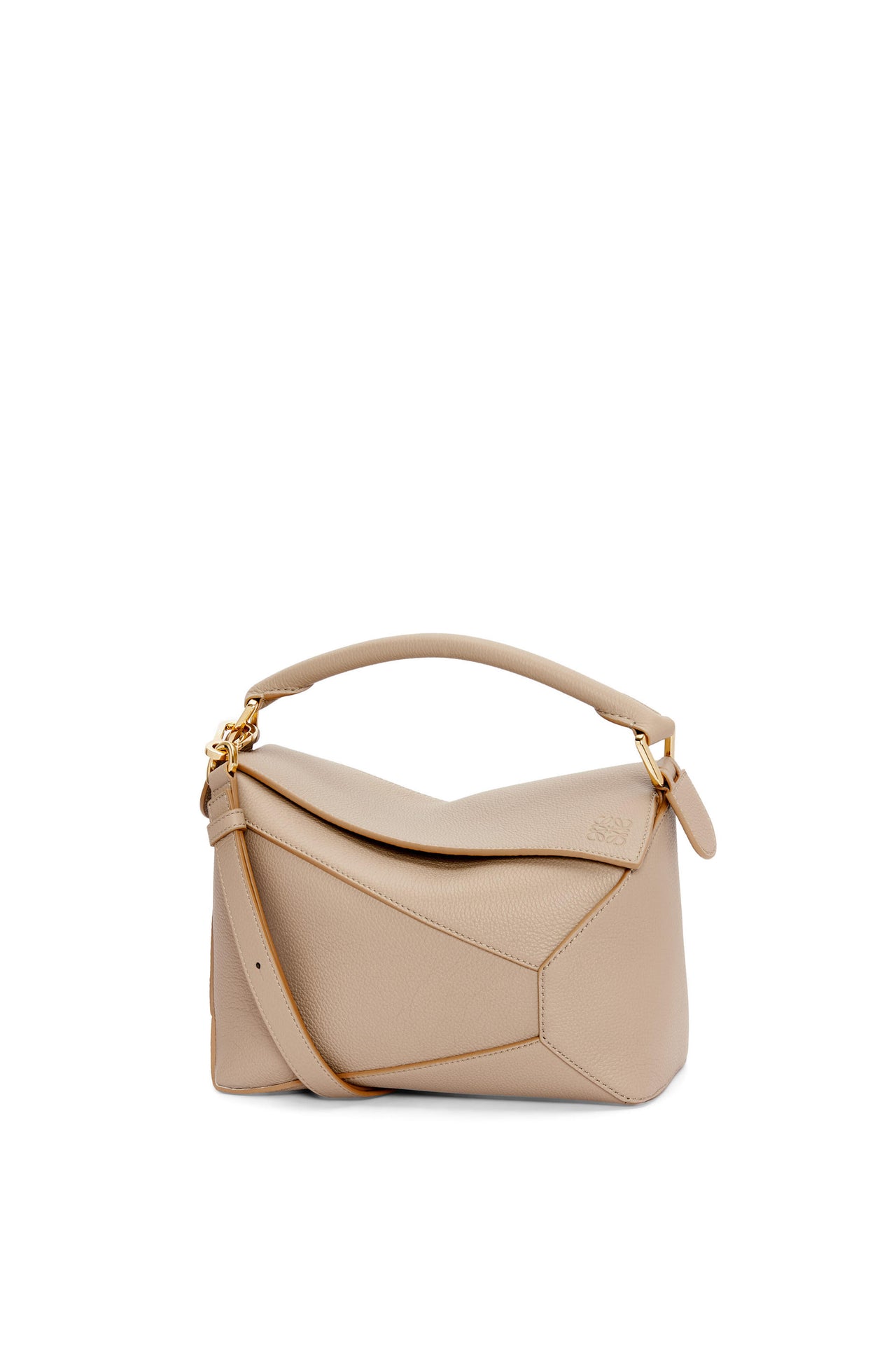 Loewe Small Puzzle bag in soft grained calfskin (Sand)