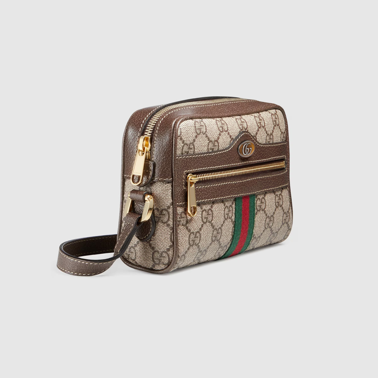 Gucci GG Ophidia GG Supreme Mini Bag (Beige & Ebony)