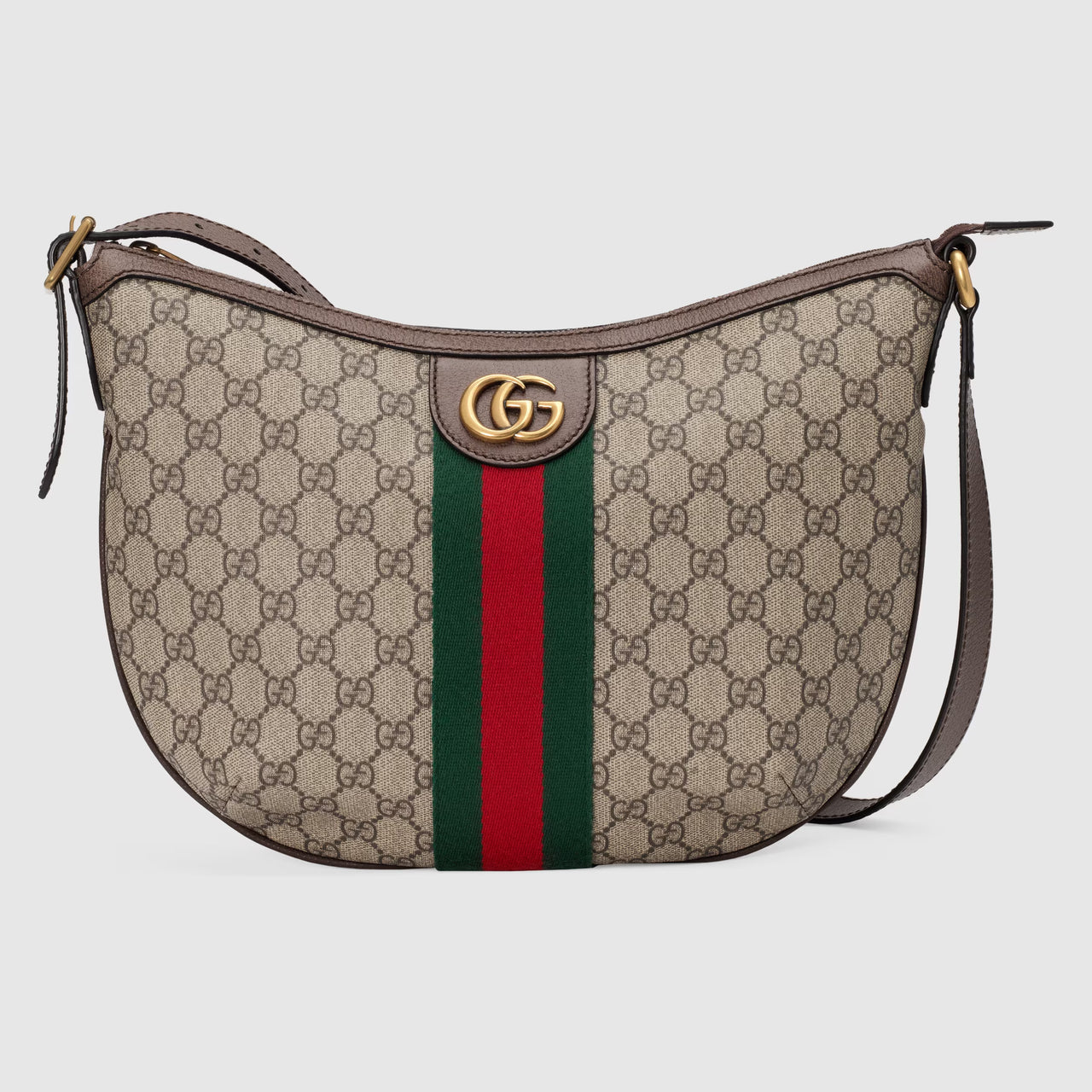 Gucci Ophidia GG Small Crossbody Bag (Beige & Ebony)