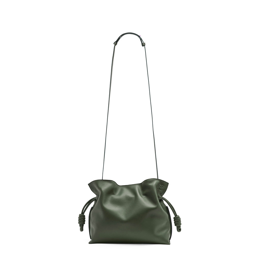 Hong Kong Stock - Loewe Flamenco clutch in nappa calfskin (Vintage Khaki)