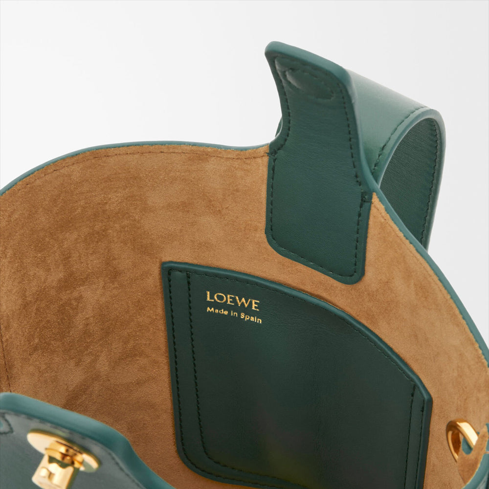Loewe 經典小牛皮小號 Puzzle 腰包（棕褐）