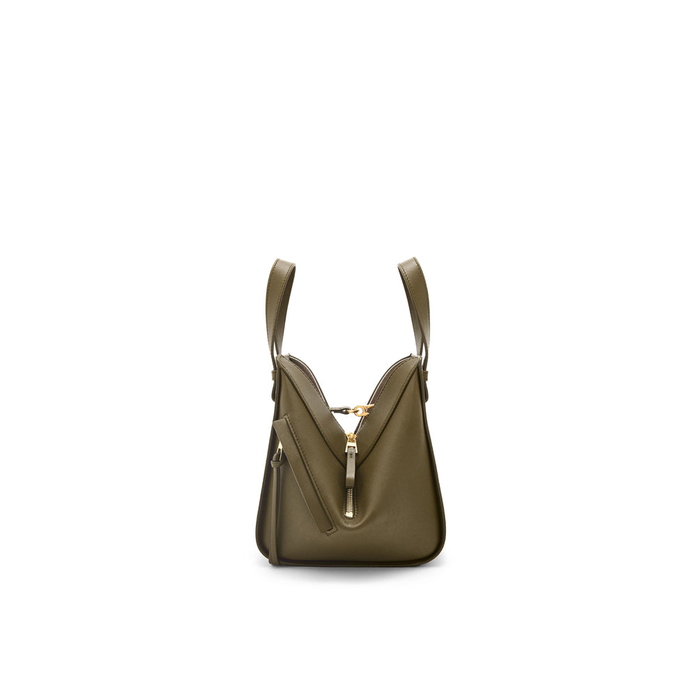 Loewe 經典小牛皮小號 Puzzle 腰包（棕褐）