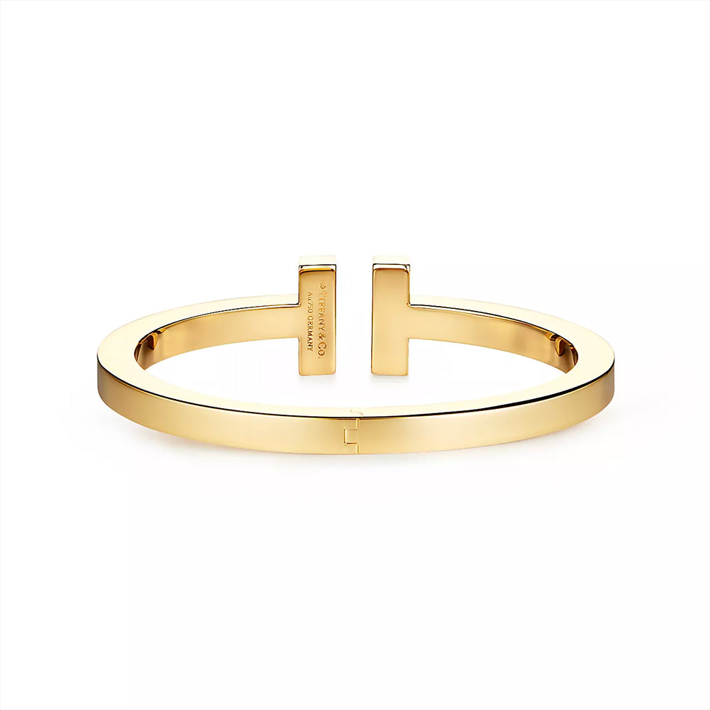 Tiffany & Co. 18k 金蒂芙尼 T 方形手鍊