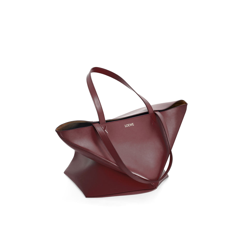 Loewe 經典小牛皮小號 Puzzle 腰包（棕褐）