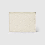 Gucci GG Emblem 迷你錢包，適合日常使用，時尚與功能兼備。