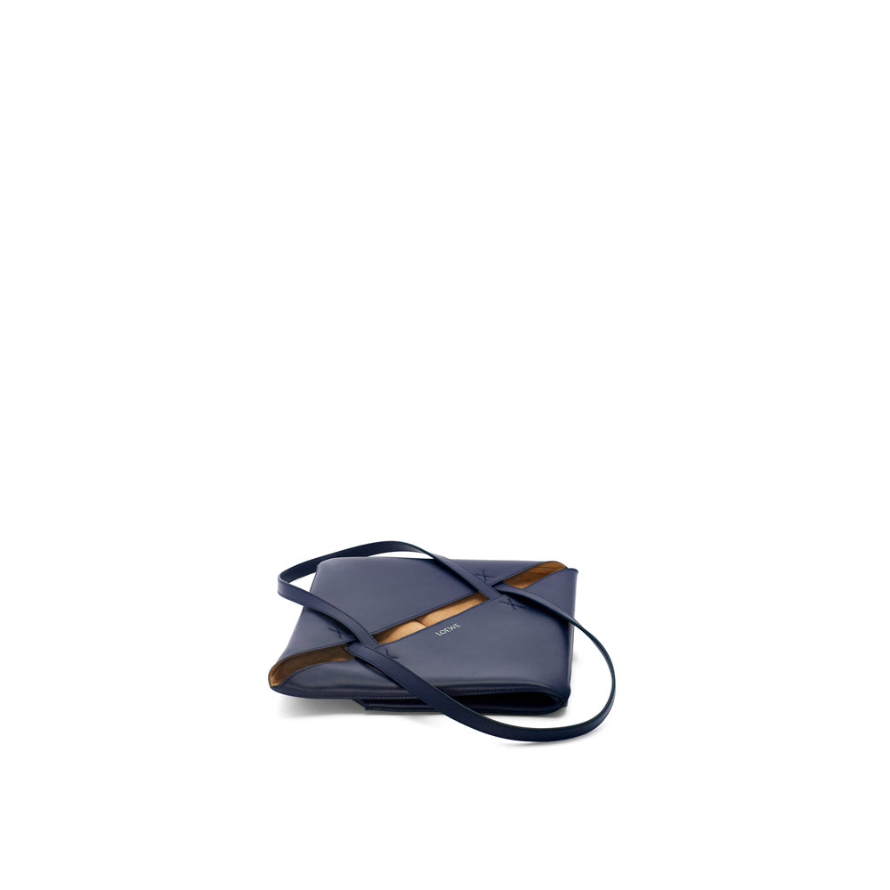 Loewe 經典小牛皮小號 Puzzle 腰包（棕褐）