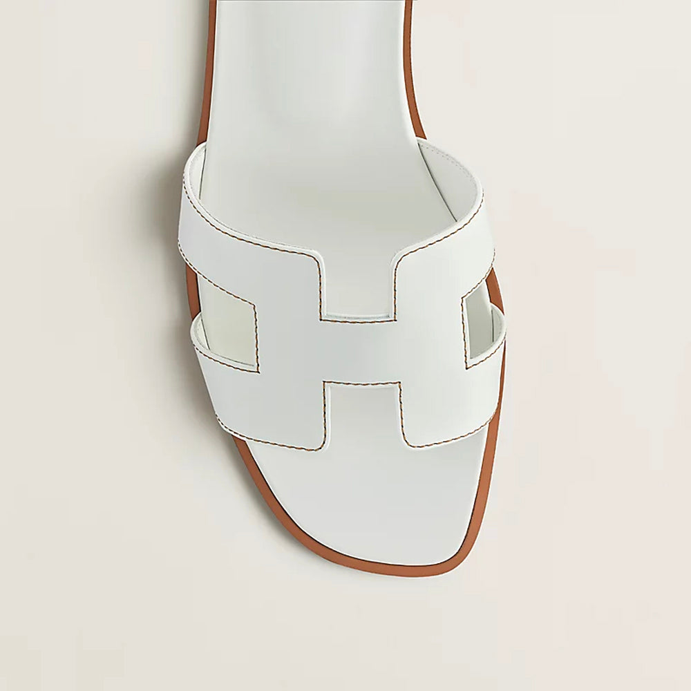 Hong Kong Stock - Hermes Oran sandal (Blanc / Size 37)