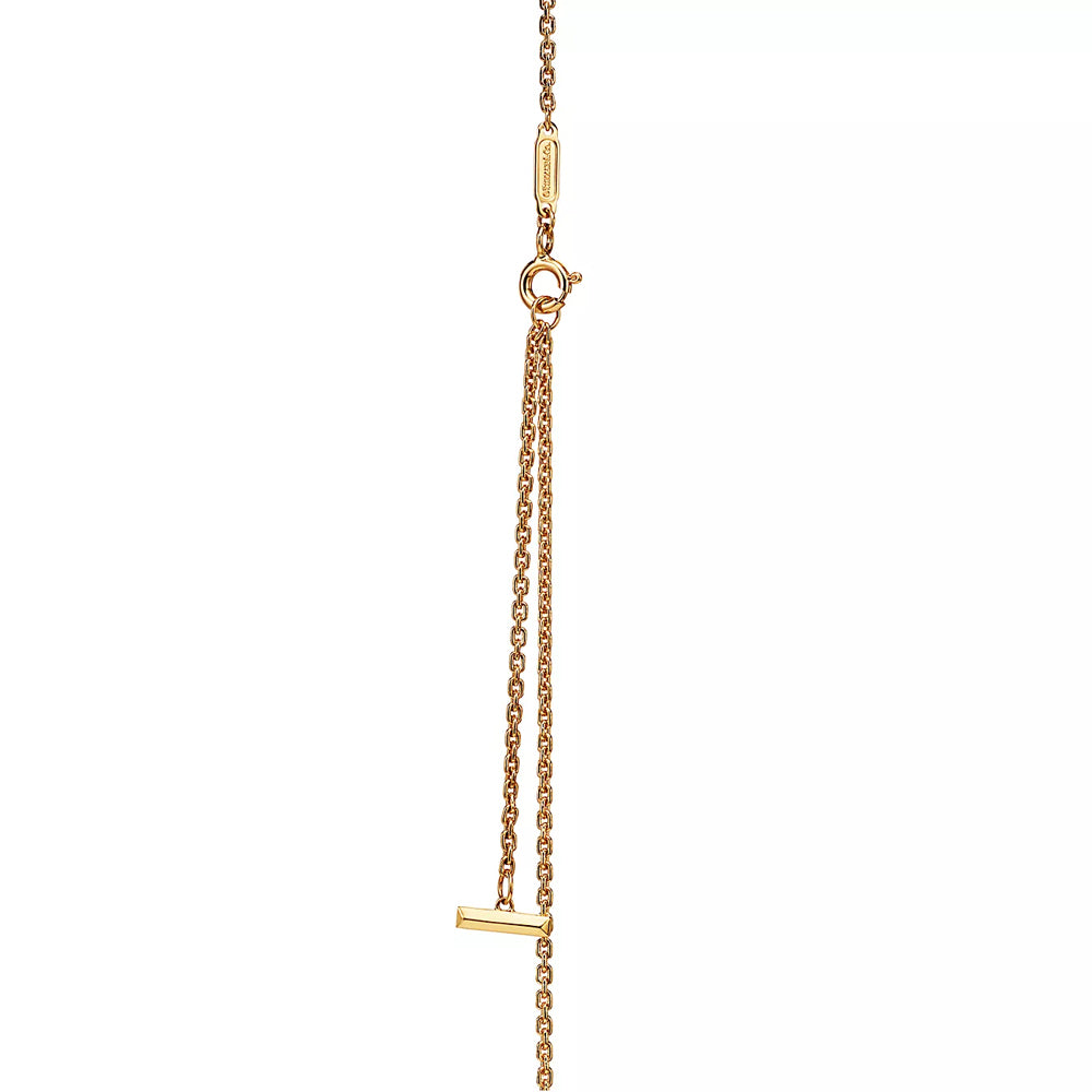 Tiffany & Co. Tiffany T T1 圓形黃金密鑲鑽石吊墜