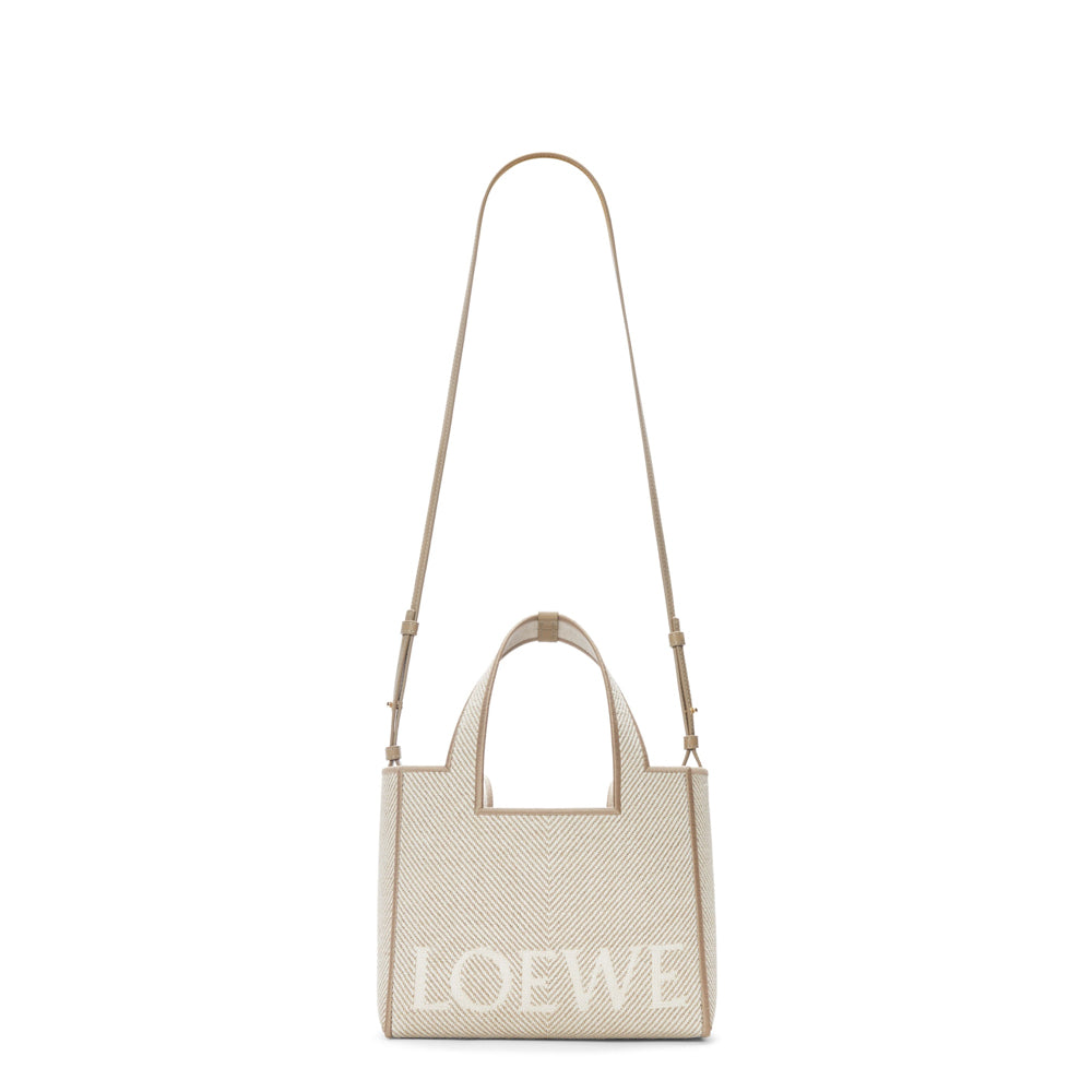 Loewe 經典小牛皮小號 Puzzle 腰包（棕褐）