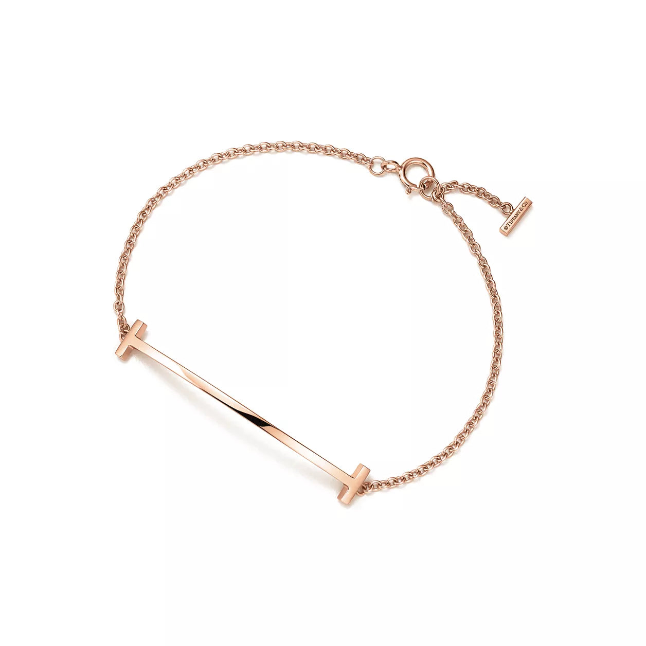 Tiffany & Co. Tiffany T Smile Bracelet in Rose Gold