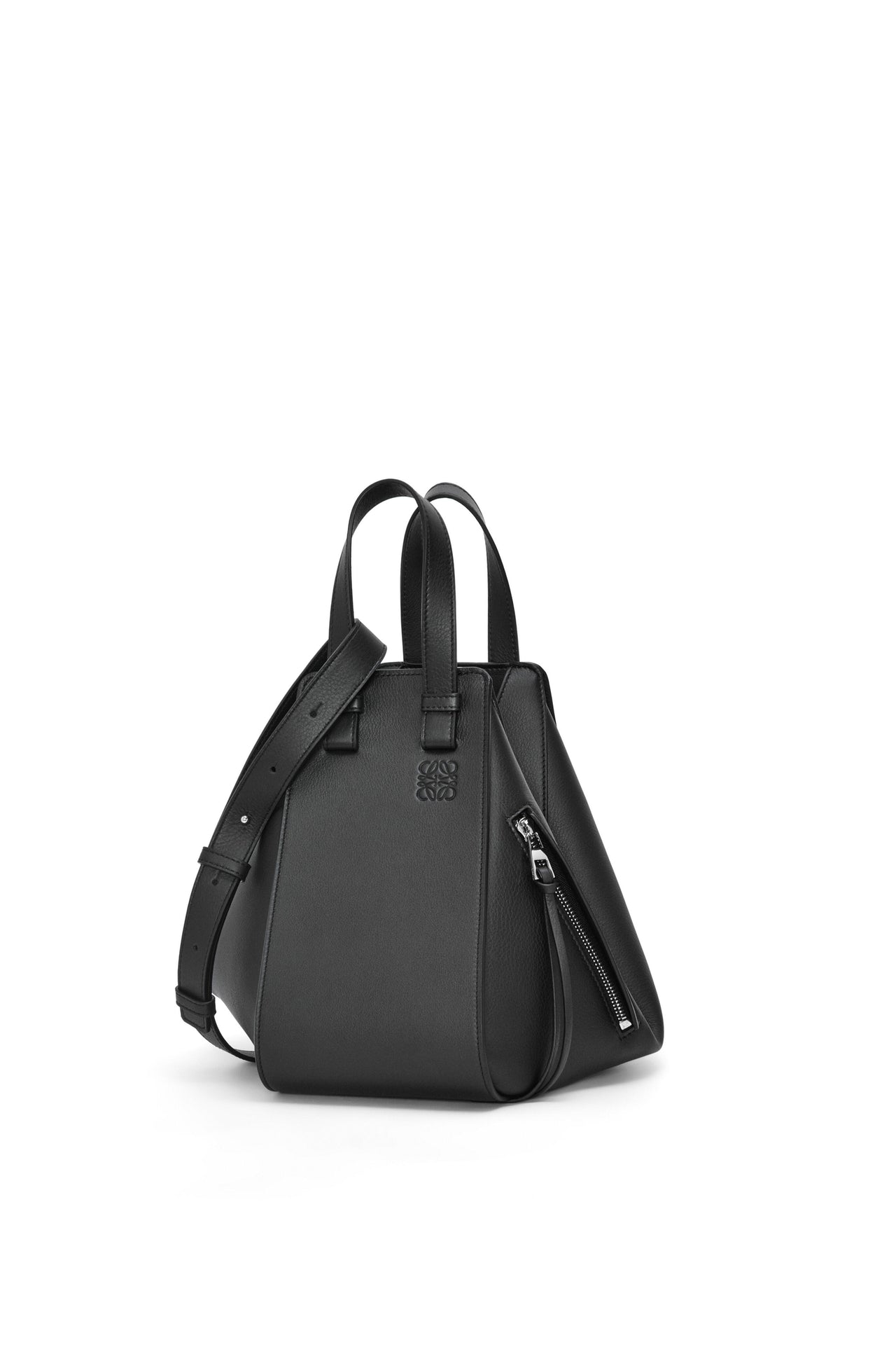 Loewe Small Hammock bag in classic calfskin (Colour:  Black)