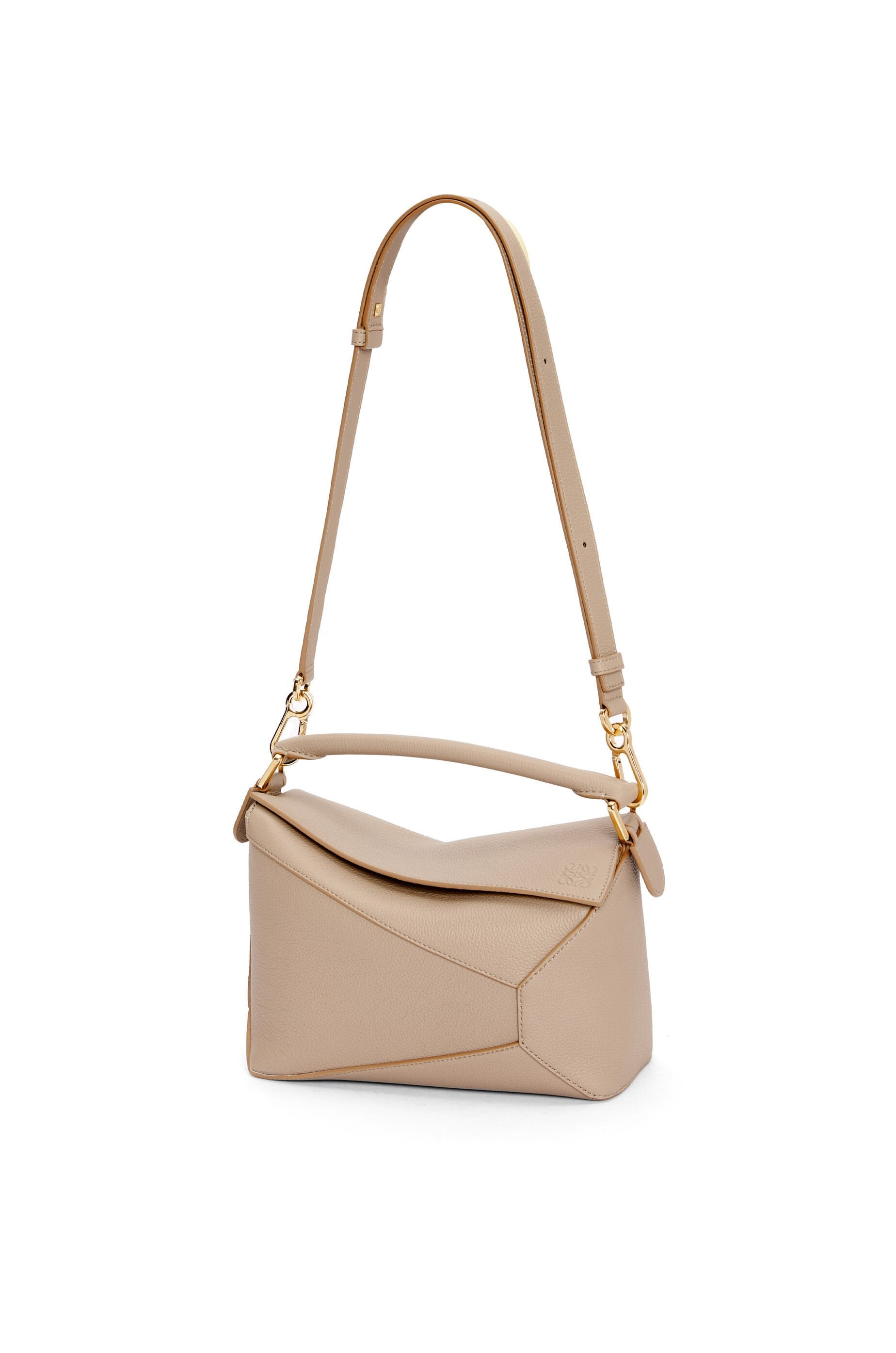 Loewe Small Puzzle bag in soft grained calfskin (Sand)