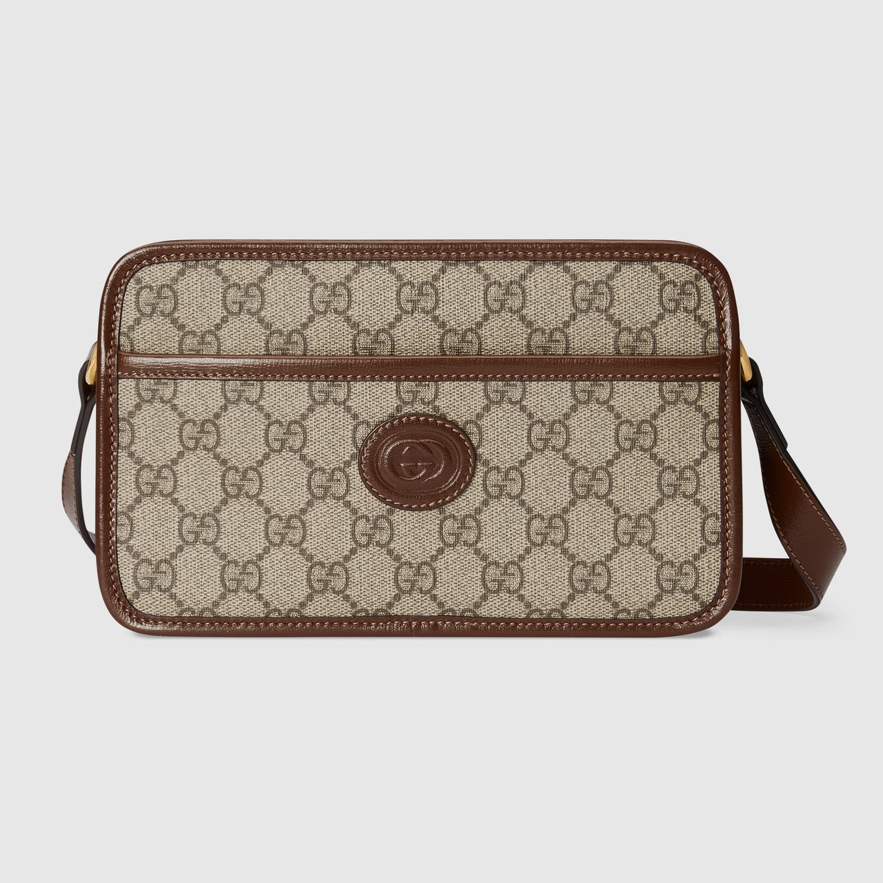 Gucci Mini Bag with Interlocking G (Beige & Ebony)