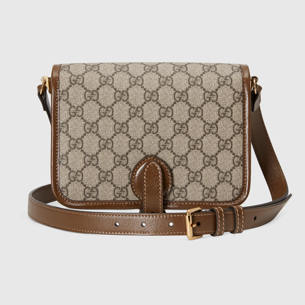 Gucci Mini Shoulder Bag with Interlocking G (Beige & Ebony)