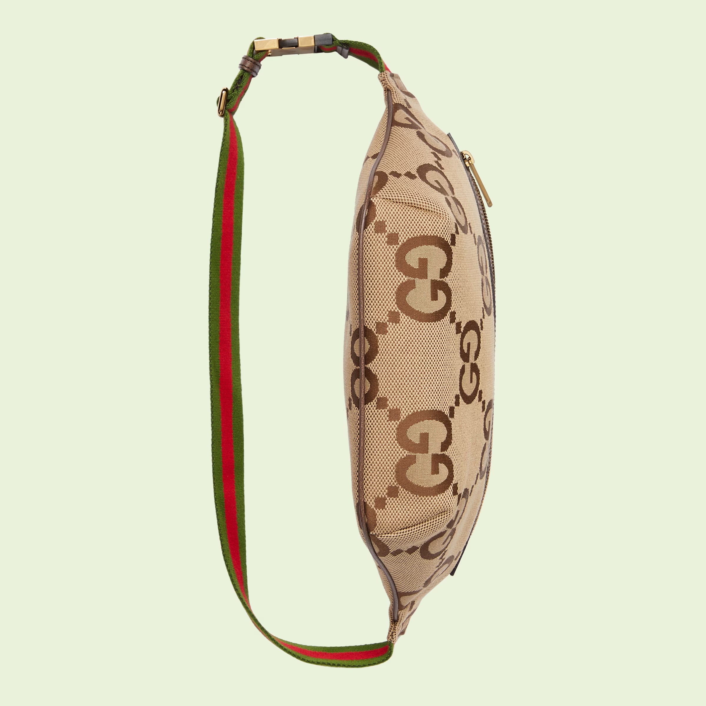 Gucci Jumbo GG Belt Bag (Camel and Ebony)