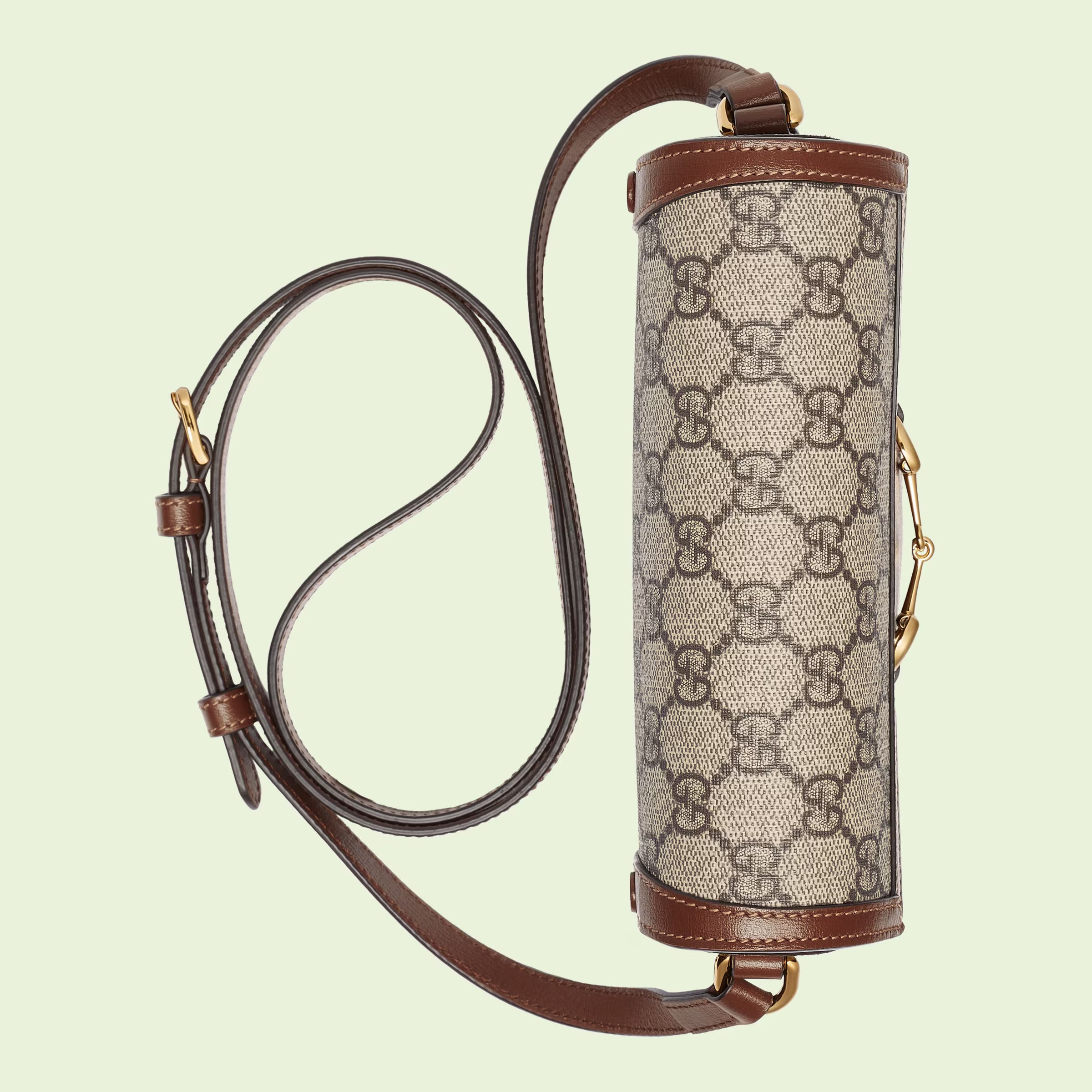 Gucci Horsebit 1955 Mini Bag (Beige & Ebony)