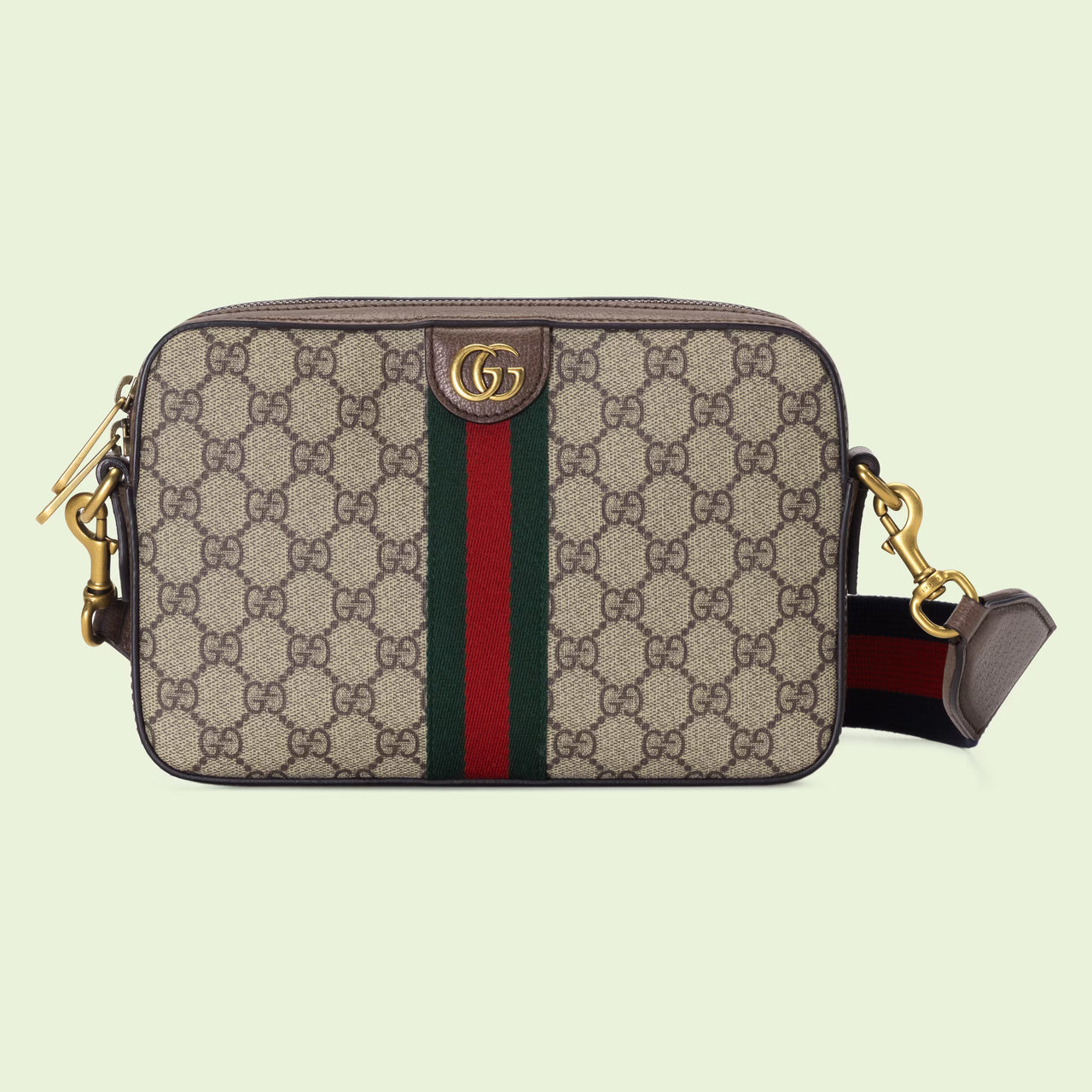 Gucci Ophidia GG Shoulder Bag  (Beige & Ebony)