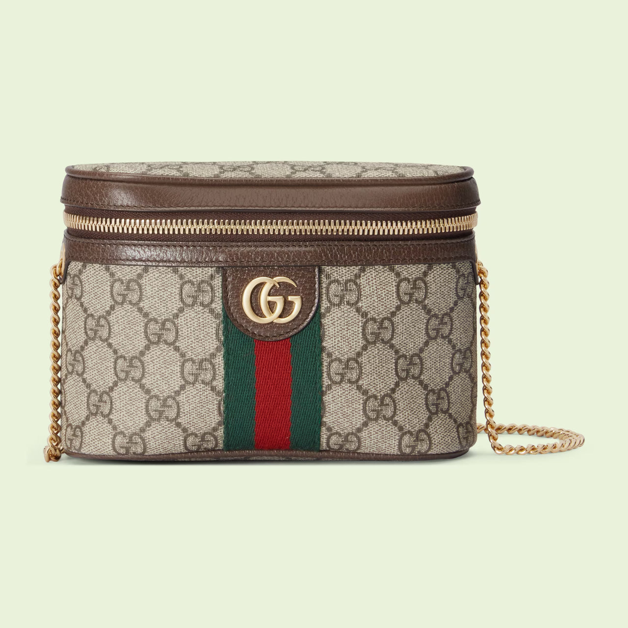 Gucci Ophidia Belt Bag with Web (Beige & Ebony)
