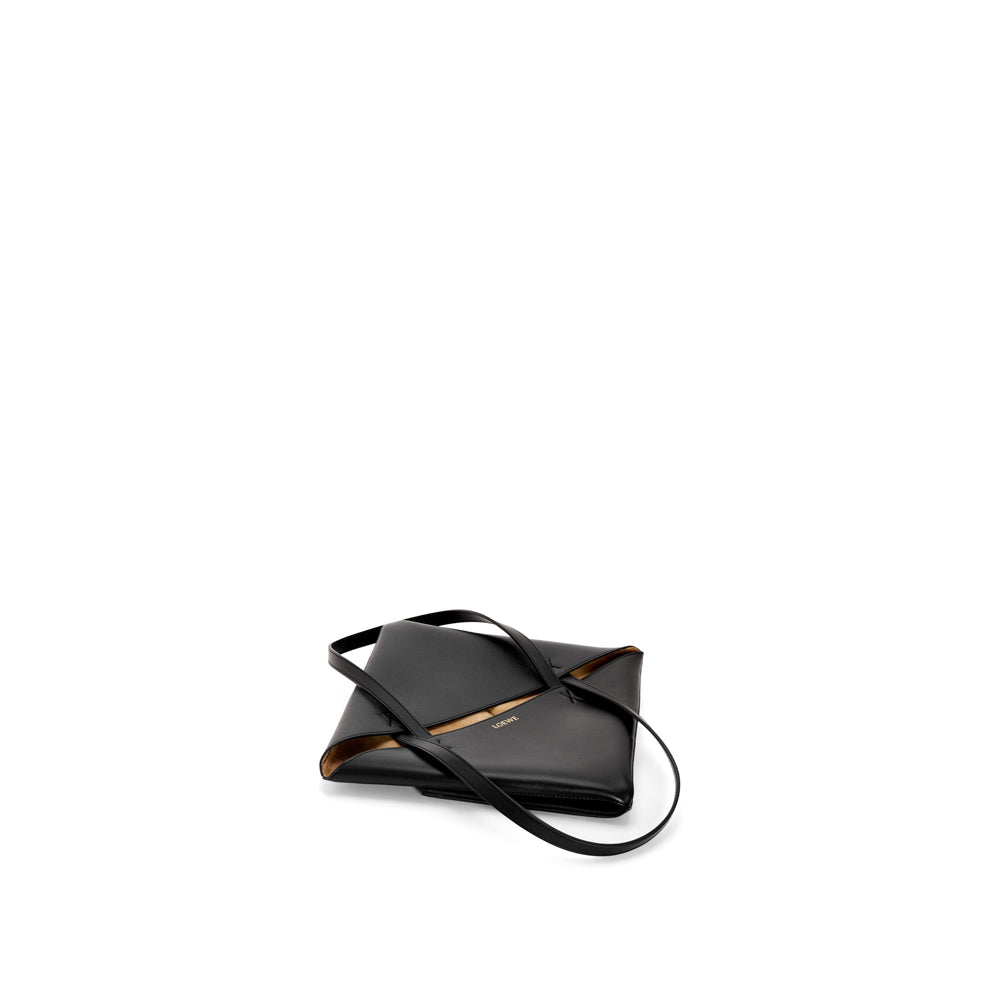 Loewe 經典小牛皮小號 Puzzle 腰包（棕褐）