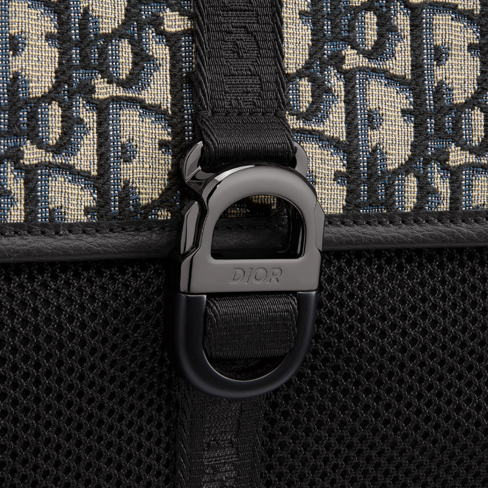 Dior Dior 8 Backpack (Beige and Black Dior Oblique Jacquard)