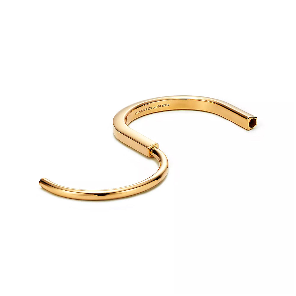 Tiffany & Co. 蒂芙尼鎖黃金手鐲